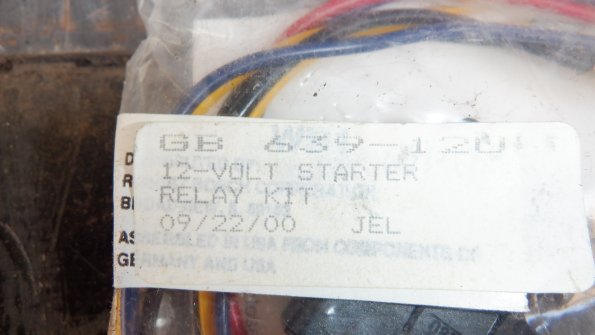 12V starter relay kit